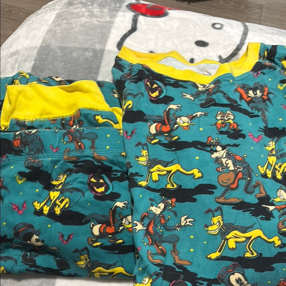 Disney Plus Size Pajamas - Teal and Yellow